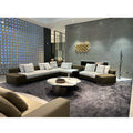 Comfort Leather Sofa Set Furniture Modern Sofa for Home Minimalist Italian Luxury Sectional Couch Fabric Wooden Living Room Sofa