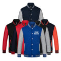 Excellent Custom Quality Silk Screen Printing Men's Baseball Jackets Cotton Sport Varsity Jackets Baseball Uniform