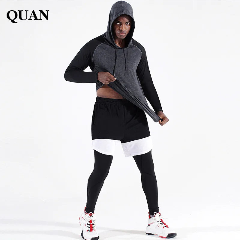 Wholesale Men's Breathable Plus Size Casual Autumn Hooded Sweatshirt 100% Cotton Regular Fit Quick Dry Sports Gym Wear