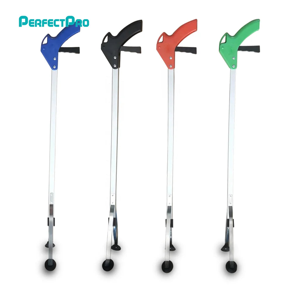 Wholesale Industrial OEM Aluminum Alloy & ABS Long Reach 82CM Trash Picker Grabber