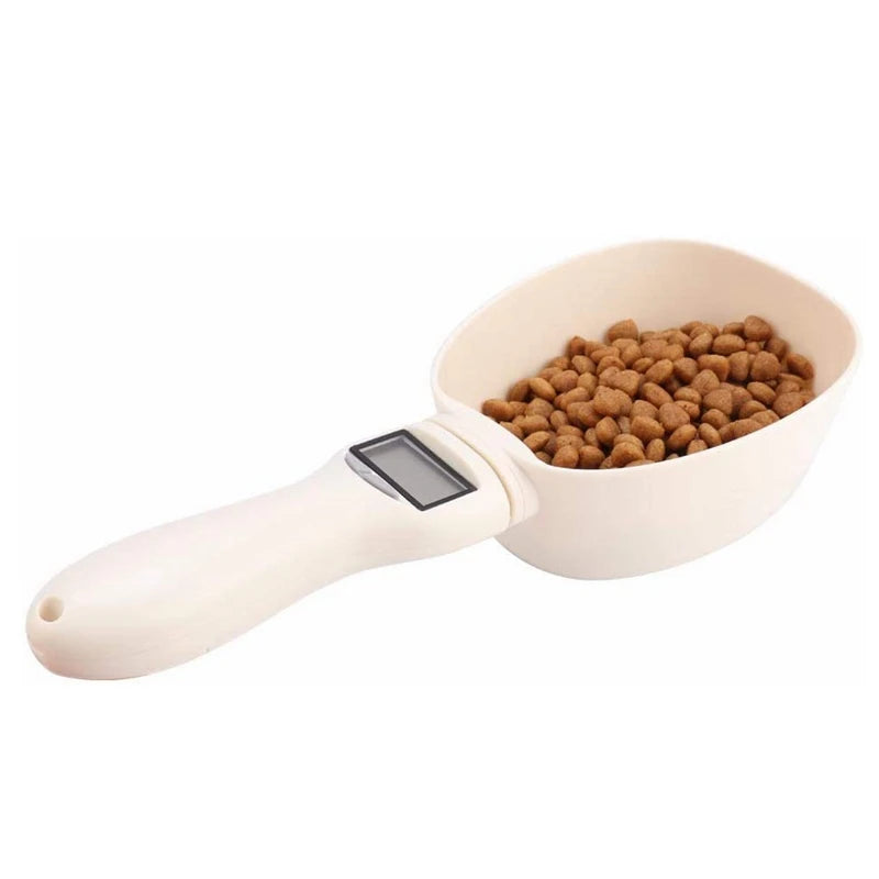 Pet Food Measuring Scoop Dog Cat Food Detachable Digital Spoon Electronic Balance Measuring Cups with LED Display