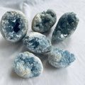 Wholesale Natural Raw Rough Blue Celestite Crystal Cluster Geodes Healing Stones for Sale