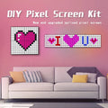 New Arrival RGB LED Pixel Light DIY Display Splicing Screen for Commercial Art Creation Bluetooth Digital App Control for Game