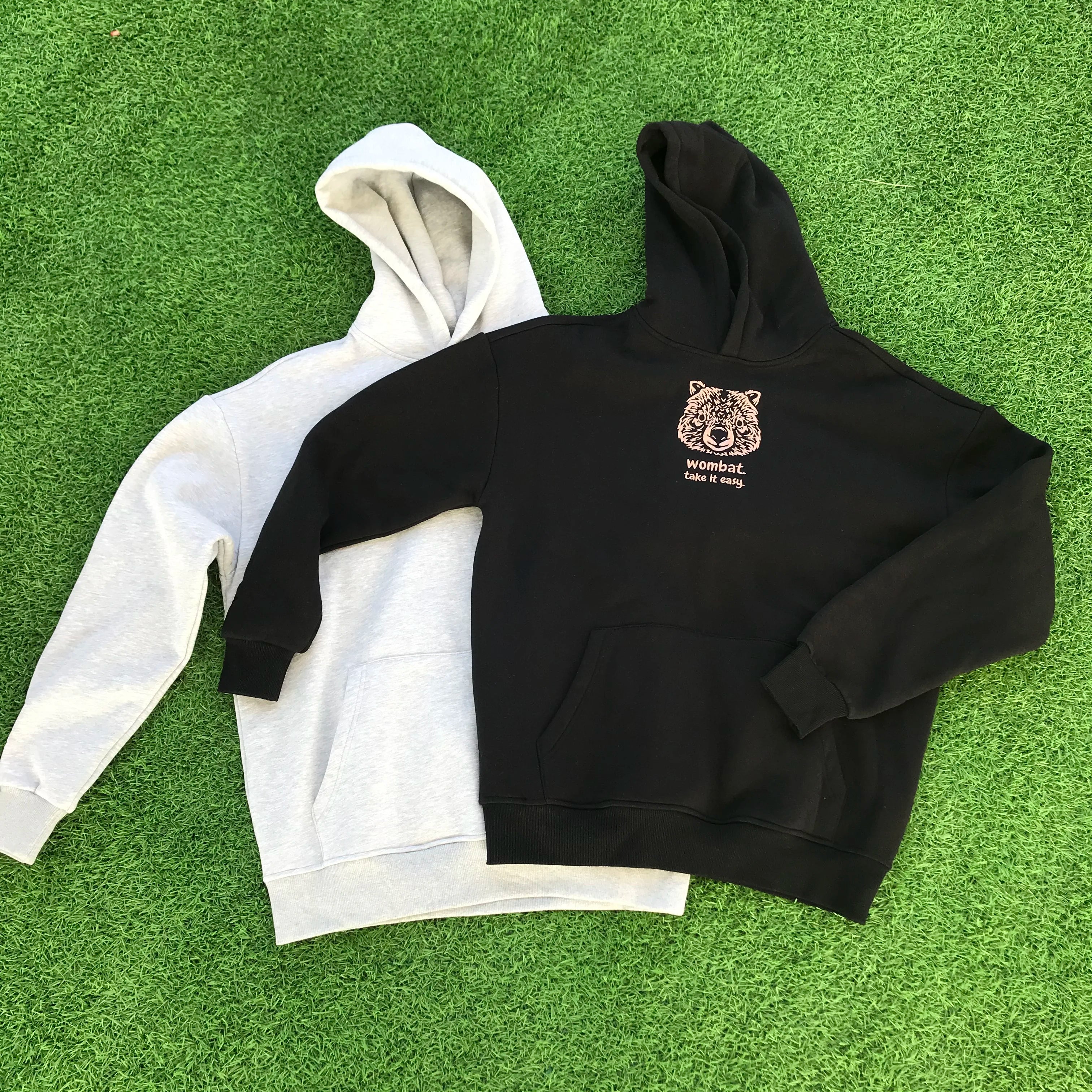 Clothing Manufacturers Custom Men's Hoodie Winter Wear Keep Warm Clothing Men Puff Printing Customized Unisex Hoodie