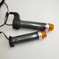 Twist Throttle/Grips+Turning Light Electric Bike Accessory Scooter Rolling Handlebar Accelerator MTB Tricycle Mobility Parts