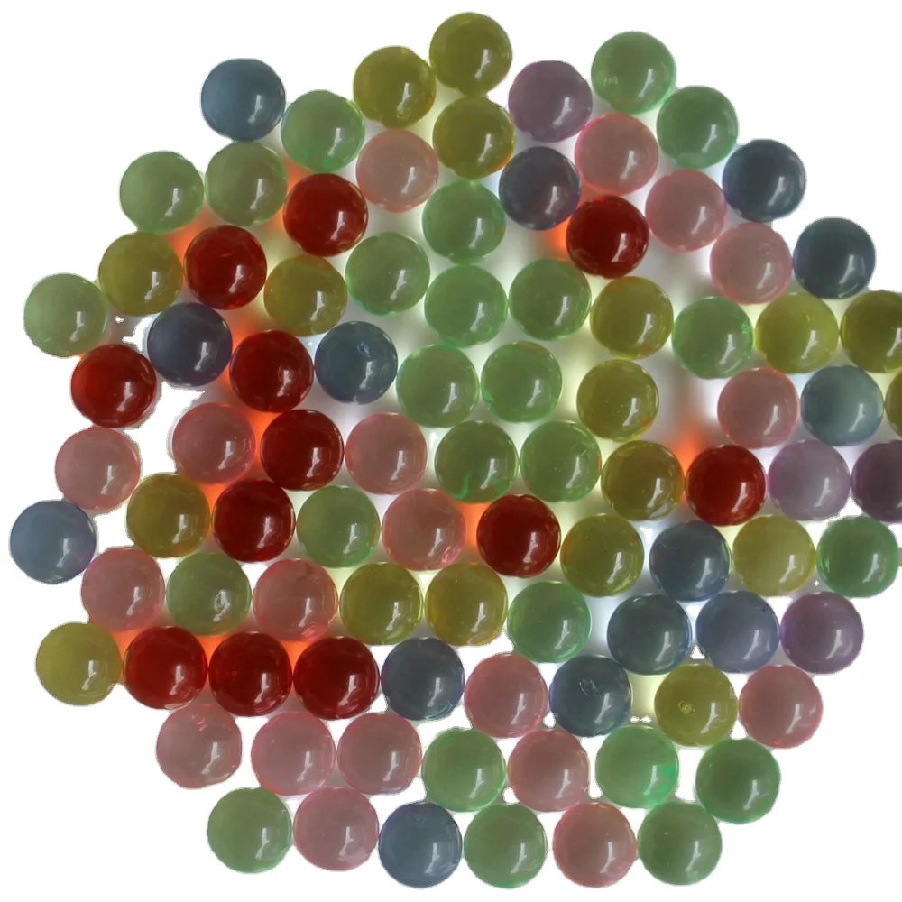 Wholesale 500g/bag Acrylic Clear Transparent Round Loose Spacer Beads Plastic Beads Without Hole