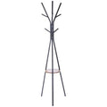 Metal Hat and Coat Rack Hall Tree Holder with 9 Hooks for Home Office Hall Entryway and Office