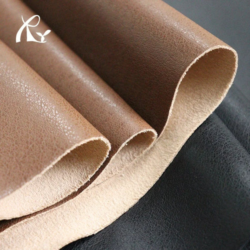 0.7mm Pig Grain Wear Resistant Imitation Microfiber Pu Leather for Shoes Bags Sofa Synthetic Leather
