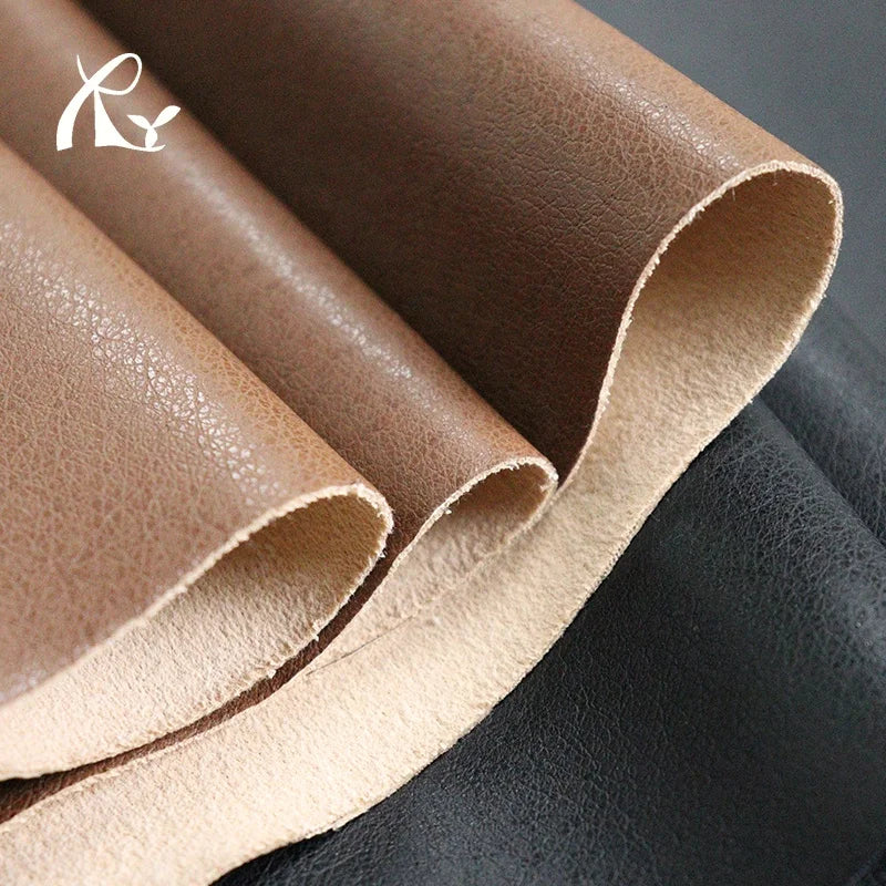 0.7mm Pig Grain Wear Resistant Imitation Microfiber Pu Leather for Shoes Bags Sofa Synthetic Leather MegaBDM
