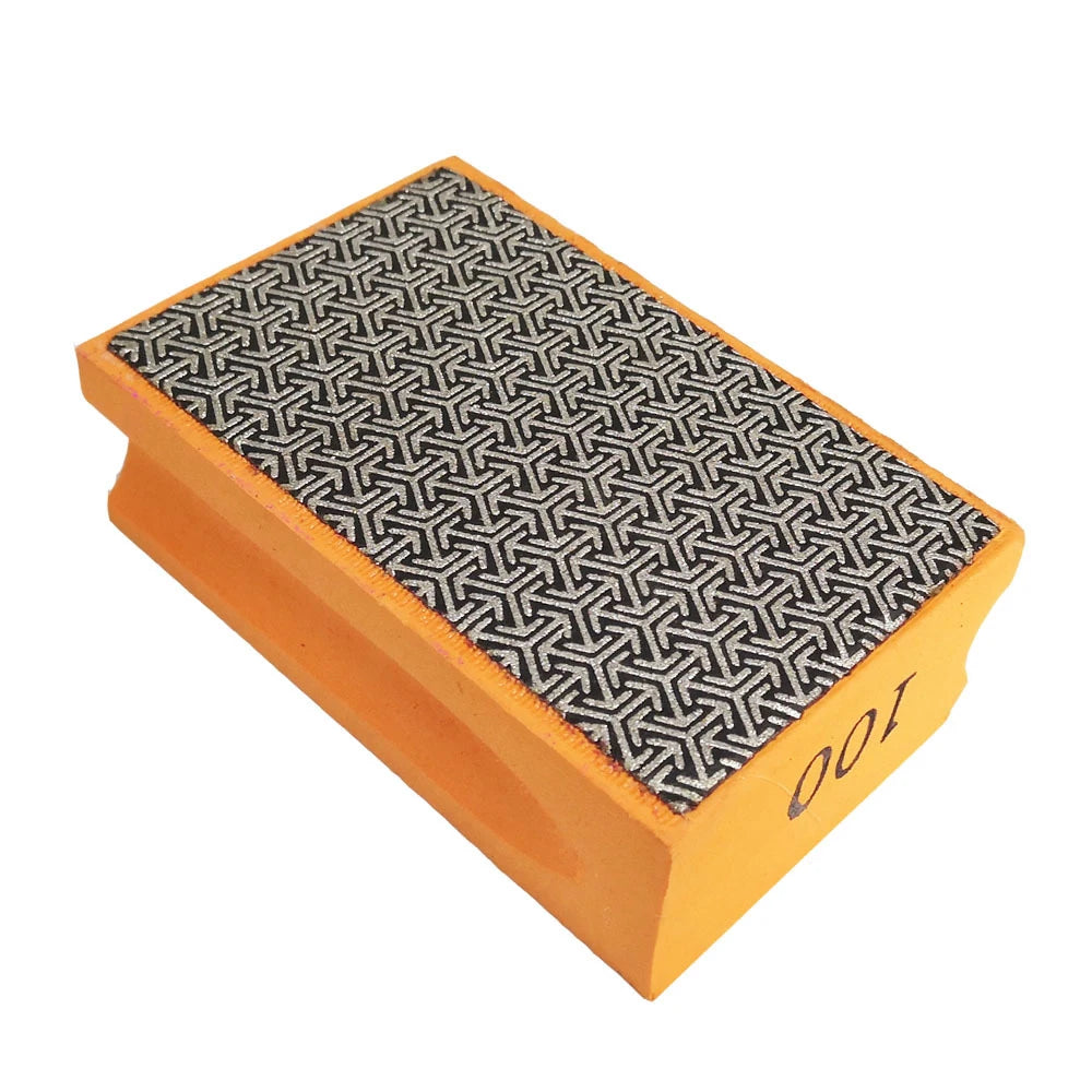 90 X 55mm Ceramic Abrasive Diamond Polishing Tools Pads Hand Polishing Block Pads