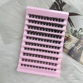 Private Label Super Fine Lash Cluster Individual Lash Cluster Eyelash Extension Diy Eyelash Ribbons Diy Lash Extensions