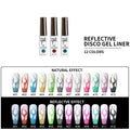 HONEY GIRL Custom UV Gel Nail Art Wholesale Reflective High Pigment Logo Painting Custom Polish Design Nail Liner Gel