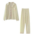 New Design Milk Cotton Pajamas Sets Long Sleeve Women's Sleepwear Sets