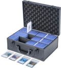 Trading Card Storage Box with Label & Dividers for Card Saver 1 for Trading Cards & Sports Cards - Holds 1800+ Semi Rigid Card