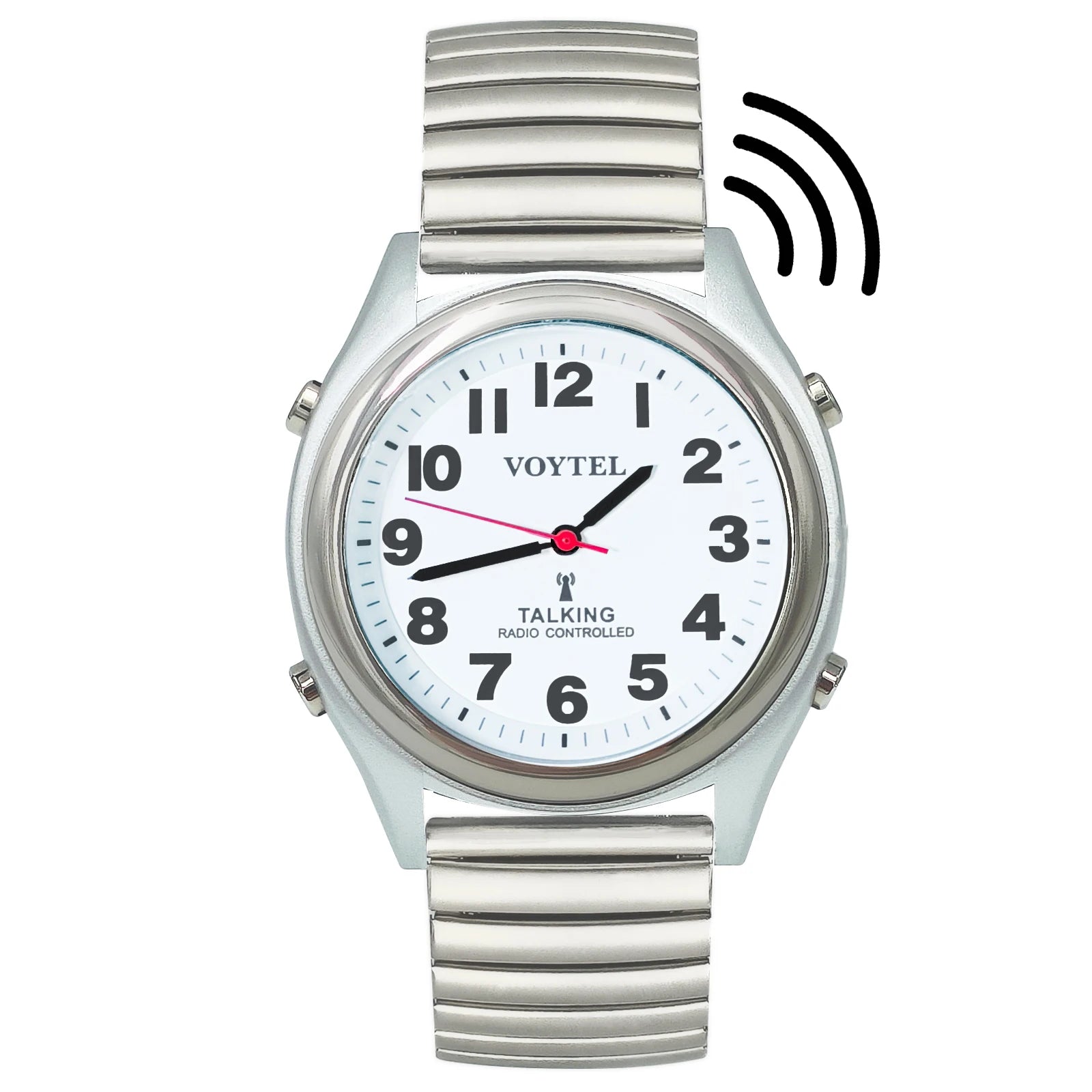 Atomic Talking Watch Sets Itself With a Touch of a Button Unisex Watch Speaks Time Great for Elderly or Visually Impaired