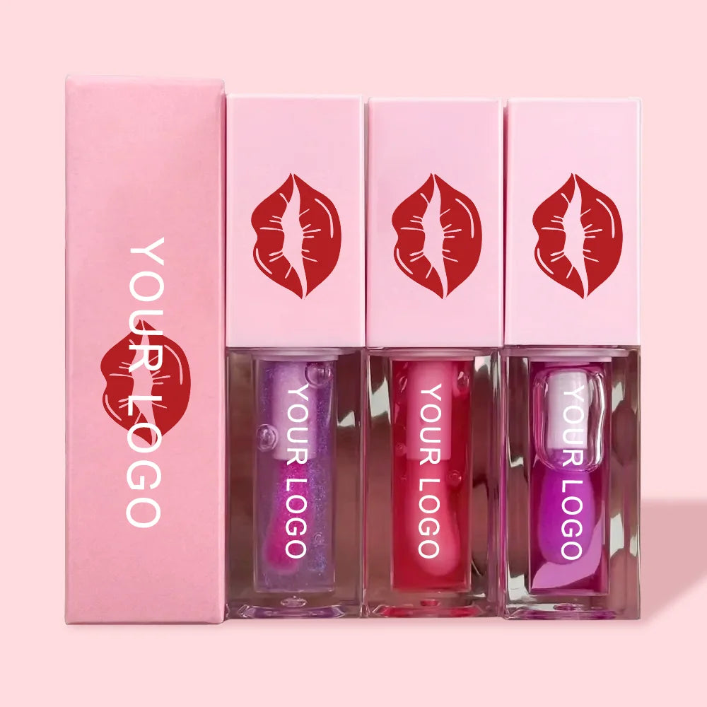 New Arrivals Custom Moisturizing Ph Magic Color Changing Lip Glossy Oil Tinted Nourishing Vegan Private Label Lip Balm Care