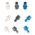 OD 25mm to OD 12/16/20mm PVC Reducing Straight Tank Connector PVC Pipe Fittings