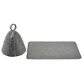 With Felt Mat 2mm Thickness Felt Sauna Hats for Sauna Custom Felt Sauna Hat/cap for Russia Bath