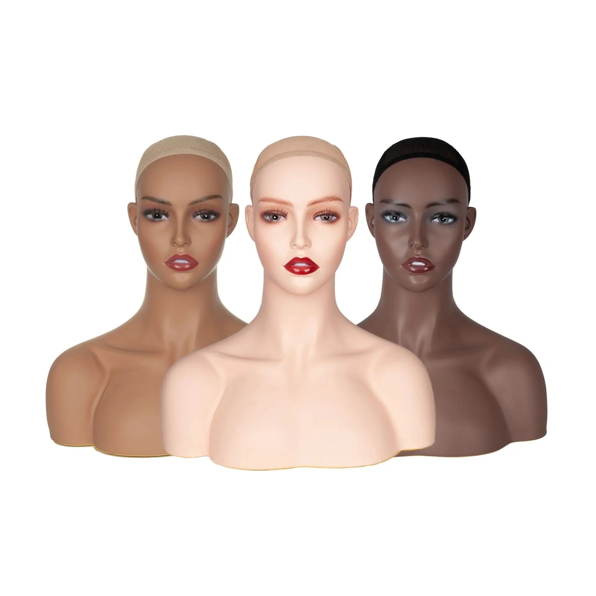 High Quality Realistic Female Wig Mannequin Head