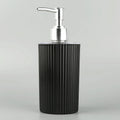 Factory Price Customized Cosmetics Lotion Bottle Black Plastic Hair Shampoo Bottle