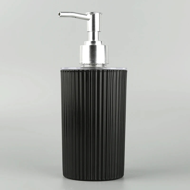 Factory Price Customized Cosmetics Lotion Bottle Black Plastic Hair Shampoo Bottle
