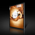 Gold Supplier Window Menu Display Signs Super Slim High Brightness Magnetic LED Light Box with 50x70cm Size