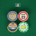 Hot Sale Augusta Masters Poker Chip Ball Marker 10g Chips Ceramic 39mm Tournament Custom logo Accept with No Moq for Table Games