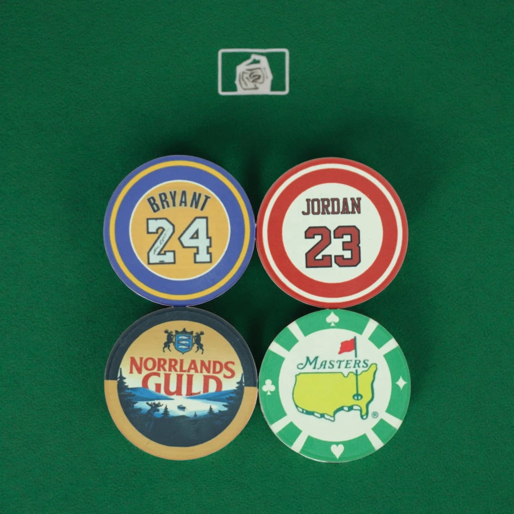 Hot Sale Augusta Masters Poker Chip Ball Marker 10g Chips Ceramic 39mm Tournament Custom logo Accept with No Moq for Table Games