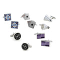 Wholesale Steel Cufflinks Custom Logo Metal Cufflinks Men's Blanks Mens Cuff Links Luxury Cufflinks for Shirt