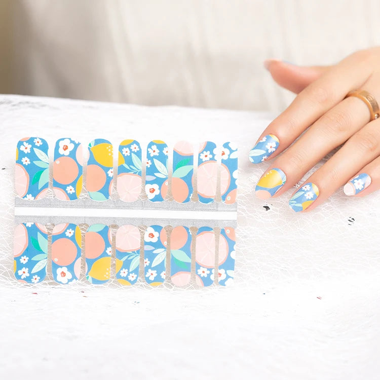 Wholesale Nail Wraps Diy for Nail Art Sticker Wraps Nail Art Glitter Bulk Sell Sticker