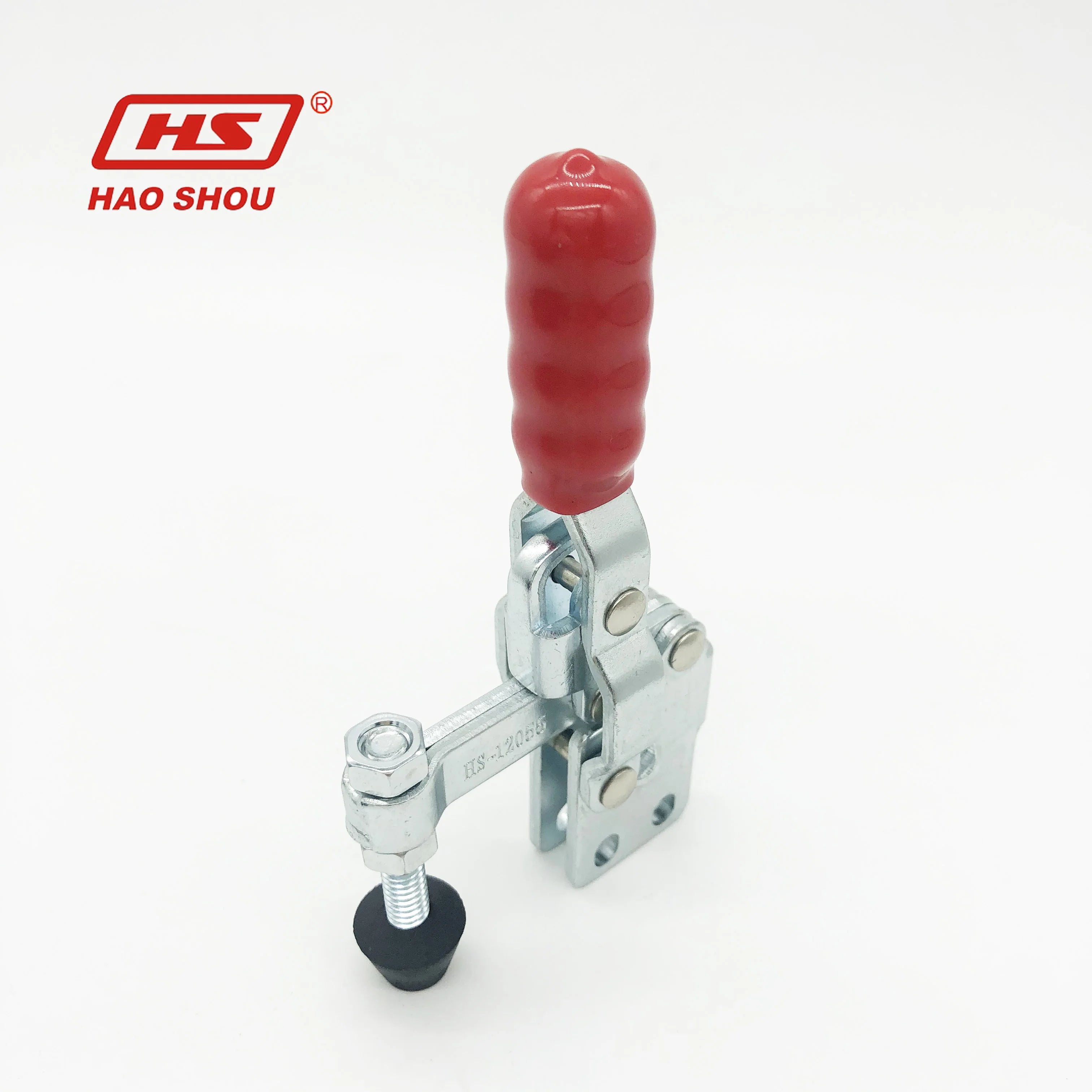 Haoshou HS-12055 (AS 202-B)  Clamp Vertical  91kg 200lbs Straight Base Vertical Hold-down Clamp Used on Jig Fixture