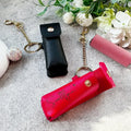 Mini Pu Leather Relave Lipstick Bag Personalized Portable Charm Lipstick Pouch