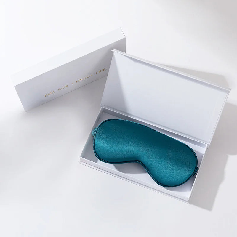 Customizable Adjustable Elastic Band Mulberry Silk Eye Mask Silk Accessories Set 100% Silk Eye Mask for Eye Health