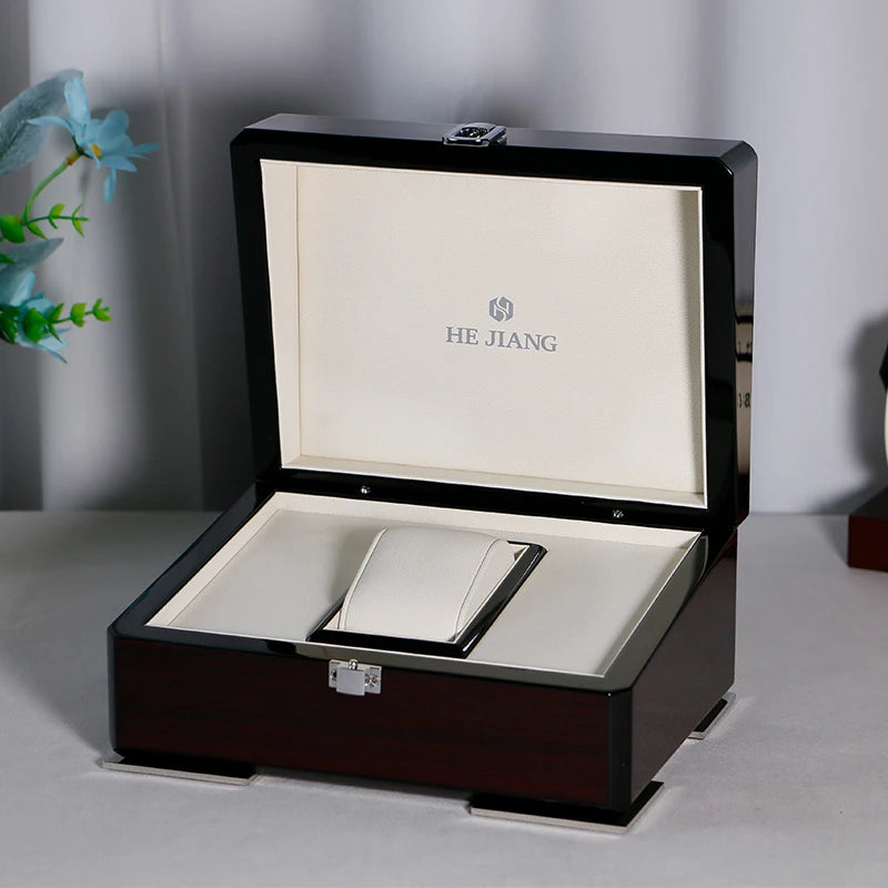 Leading Brands Luxury Custom Lacquer Finish Wooden Watch Box Premium Wooden Box Packaging for Watches