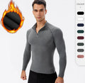 Men's Thermal Compression Shirt Winter Warm Long Sleeve  Top Sport Fitness Base Layer