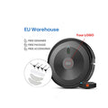 Bagotte 3-in-1 Smart Robotic Vacuum Cleaner Tuya APP Remote Control for Hotels Garages EU Stock Battery Power Source Water