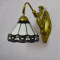 American Simple and Creative Tiffany Living Room Dining Room Bedroom bar Decoration Corridor Toilet Mermaid Wall Lamp