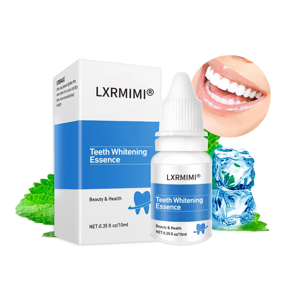 LXRMIMI Teeth Whitening Essence Tooth Bleaching Dental Remove Plaque Stain Clean Whitening Nourish the Teeth