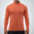 Men Dry-Fit Active 1/4 Quarter Zip Pullover Shirt Athletic Gym Running Performance Golf Shirts