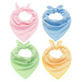 Custom Cooling Triangle Pet Dog Bandana Plaid Design Soft Scarf Bandana for Dogs Cats in Summer