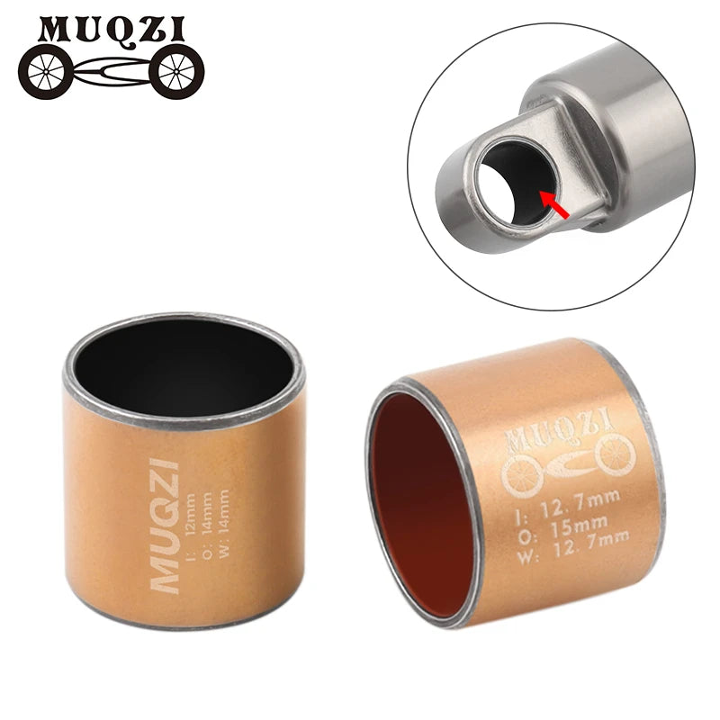 MUQZI DU Bushing Bicycle Rear Suspension Shock Absorber Bushing 12mm 12.7mm Bike Shock Absorber Parts Cycling Accessories