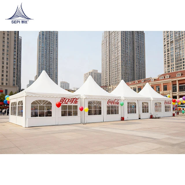 Outdoor 3x3m 5x5m 6x6m High Quality Luxury Pagoda Pop up Tents Luxury Garden Pagoda Tent for Wedding Party