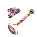DIY Best Memento Wrinkle Roller for Rhodonite jasper Skin Premium Jade Roller Product