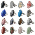 Factory Direct Sales Silver Rings for Women Girls Finger Horse Eye Fashion Gemstone Rings Engagement Wedding Jewelry