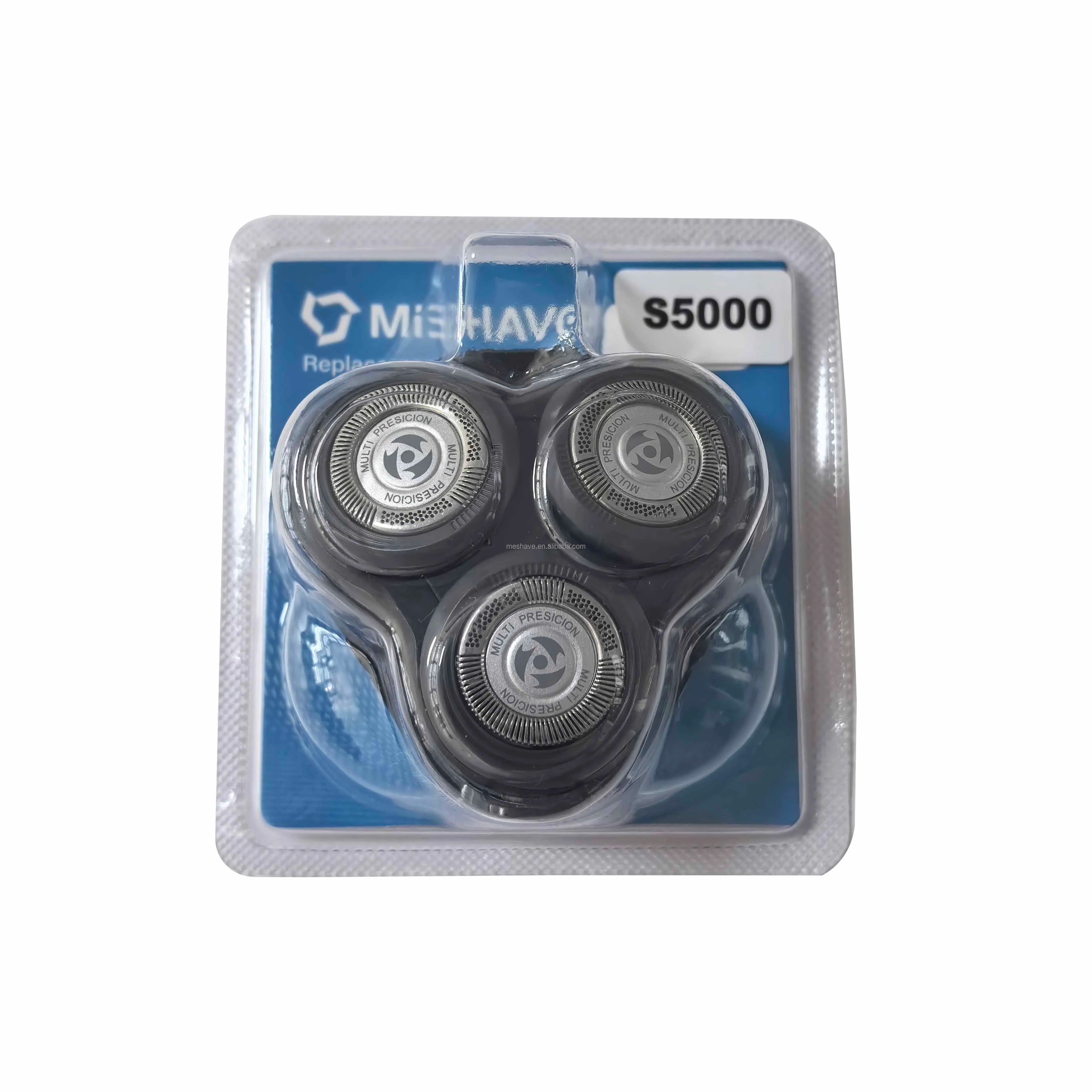 Mishave High Grade Electric Shaver S5000/S5100/S5500 Stainless Steel Triple Edge Razor Blades SH50 Head Replacement 1 Reusable