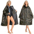 Customized Men Kids Oversize Robe Waterproof Jacket Warm Fleece Lining Beach Surf Poncho Dry Changing Robe Swimming Coat Parka