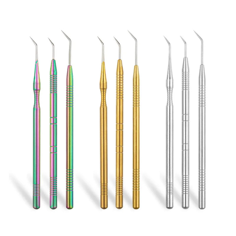 Private Label Lash Lift Stick Tools Stainless Steel Eyelsh Perm Lash Picker Eyelash Separator for Grafting