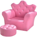 Hot Sale Korean Style Crown Pull Buckle Modular Sofa Fashion With Footstool