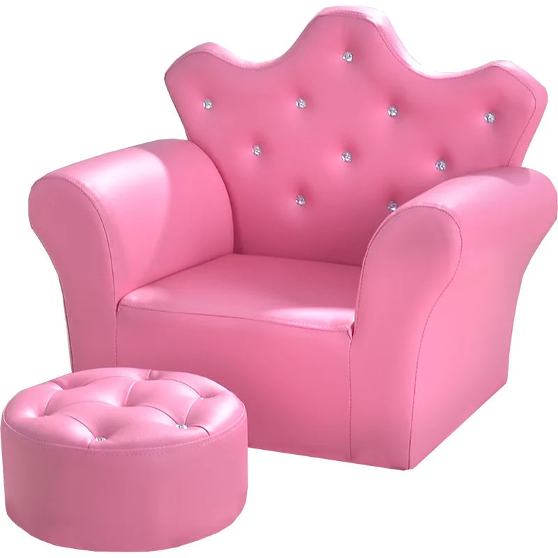 Hot Sale Korean Style Crown Pull Buckle Modular Sofa Fashion With Footstool