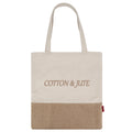 Natural Organic Cotton Joint Jute Hemp Shopping Tote Bag Boutique Outdoor Shoulder Grocery Shop Carrying Bags